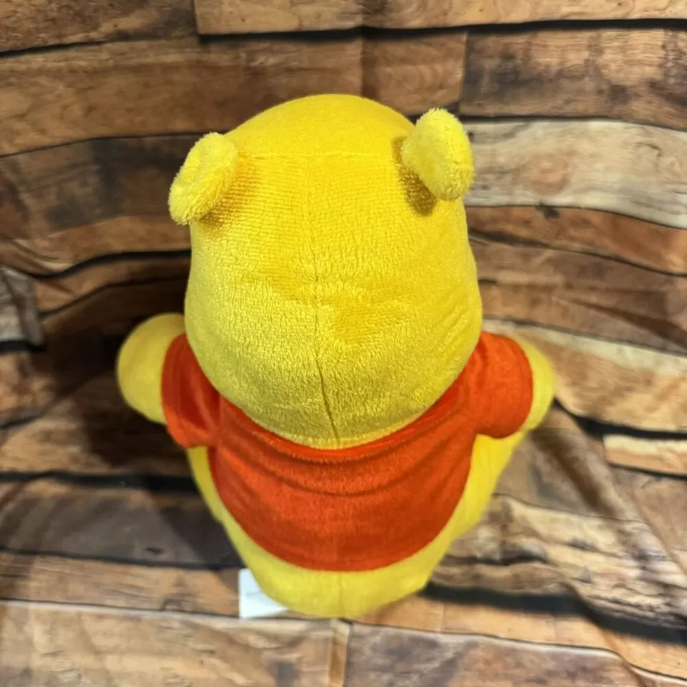 Disney Winnie the Pooh Bear Plush Stuffed Animal Toy 10" Soft Red Shirt Cuddly - Picture 5 of 8